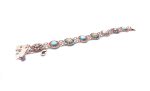 Mariana Bracelet Timeless Treasure Turq Mineral & Multi Color Swarovski Crystals Africa Coll. - Image 3