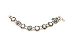 Mariana Bracelet Gorgeous Shell & Turq Minerals with Blacks Swarovski Crystals Africa Coll. - Image 3