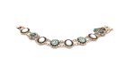 Mariana Bracelet Gorgeous Shell & Turq Minerals with Blacks Swarovski Crystals Africa Coll. - Image 2