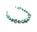 Mariana Bracelet Gorgeous Turquoise Mineral & Greens Swarovski Crystals Caribbean Life Coll. - Image 3