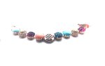 Mariana Bracelet Turquoise Mineral & Multi Color Swarovski Crystals Masai Africa Coll.