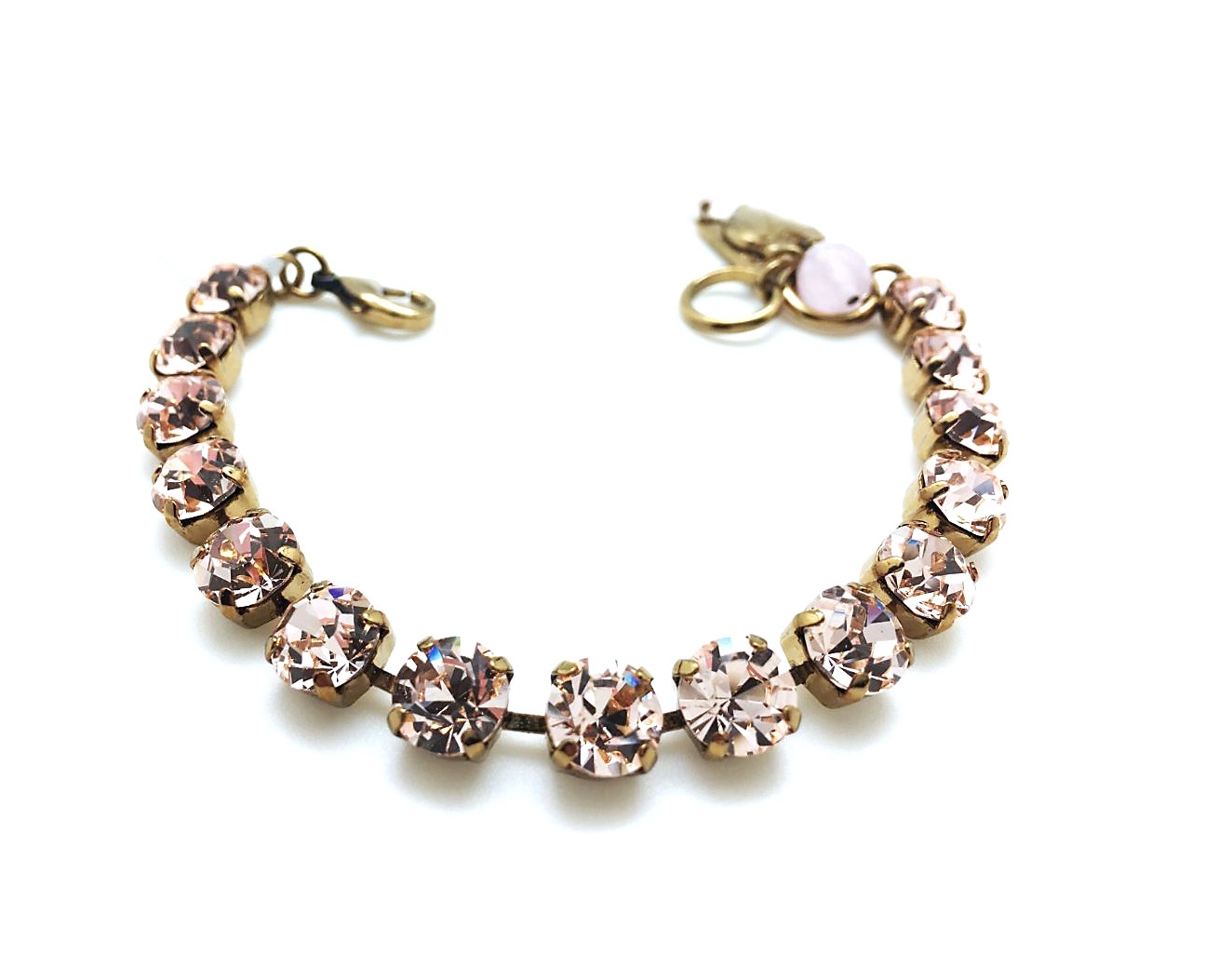 B-4252-391391-EG (3) Mariana Bracelet Exquisite Silk Swarovski Crystals My Treasures Coll. - Image 1