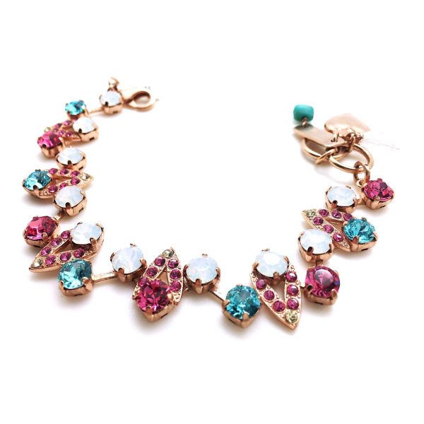 Mariana Bracelet Gorgeous Pinks & Blues Swarovski Crystals Margarita Cocktail Hour Coll.
