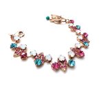 Mariana Bracelet Gorgeous Pinks & Blues Swarovski Crystals Margarita Cocktail Hour Coll. - Image 3