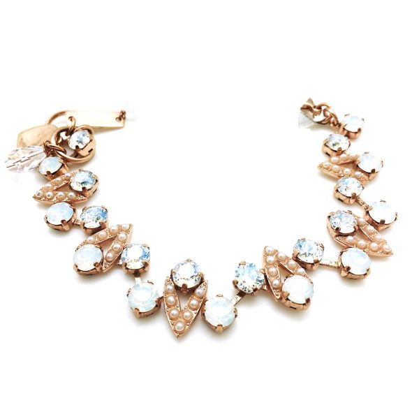 Mariana Bracelet Simply Elegant Clear & Whites Swarovski Crystals Cocktail Hour Coll.