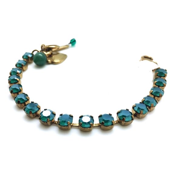 Mariana Bracelet Timeless Royal Green Swarovski Crystals My Treasures Coll.