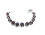 Mariana Bracelet Precious Light Amethyst Swarovski Crystals My Treasures Coll. - Image 3
