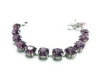 Mariana Bracelet Precious Light Amethyst Swarovski Crystals My Treasures Coll. - Image 2