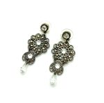 Mariana Earrings Chandelier Boho Clear & AB Swarovski Crystals Sweet Summer Coll.