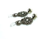 Mariana Earrings Chandelier Boho Clear & AB Swarovski Crystals Sweet Summer Coll. - Image 2