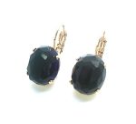 Mariana Earrings Simply Elegant Round Amethyst Mineral My Treasures Coll. - Image 2