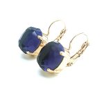 Mariana Earrings Simply Elegant Round Amethyst Mineral My Treasures Coll.