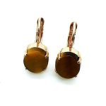 Mariana Earrings Lovely Gold Tiger Eye Mineral My Treasures Coll. - Image 2