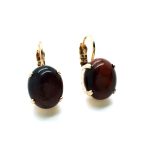 Mariana Earrings Precious Red Tiger Eye Mineral My Treasures Coll. - Image 3