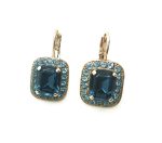 Earrings By Mariana Woman Timeless Montana and Sapphire Swarovski Crystals