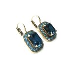 Earrings By Mariana Woman Timeless Montana and Sapphire Swarovski Crystals - Image 3