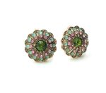 Mariana Earrings Adorable Opal, Lt Rose & Green Austrian Crystals My Treasures Coll. - Image 2