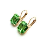 Earrings By Mariana Woman Gorgeous Peridot Swarovski Crystals - Image 3