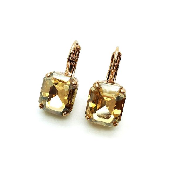 Mariana Earrings Adorable Golden Shadow Austrian Crystals My Treasures Coll.