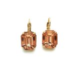 Mariana Earrings Sassy Apricot Swarovski Crystal My Treasures Coll. - Image 2