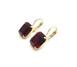 Mariana Earrings Fabulous Ruby Austrian Crystals My Treasures Coll. - Image 2