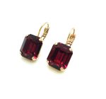 Mariana Earrings Fabulous Ruby Austrian Crystals My Treasures Coll.
