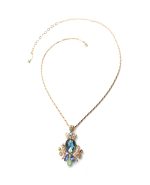 Mariana Necklace Pendant Chandelier Multi Color Swarovski Crystals My Treasures Coll. - Image 2