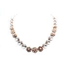 Mariana Necklace Brilliant Pearl & Clear Swarovski Crystals Gardenia East Meets West Coll. - Image 2