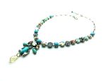 Mariana Necklace Gorgeous Blues Swarovski Crystals Summer Palace Silk Road Coll. - Image 2