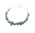 Mariana Necklace Elegant Floral Blues Swarovski Crystals My Treasures Coll. - Image 2