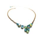 Necklace By Mariana Mojito Cocktail Hour Coll. Fabulous Blues & Greens Austrian Crystals - Image 3