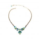 Necklace By Mariana Mojito Cocktail Hour Coll. Fabulous Blues & Greens Austrian Crystals - Image 2