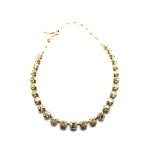 Necklace By Mariana Woman Beautiful Golden Shadow Swarovski Crystals- RG - Image 2