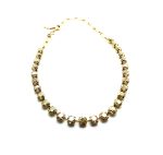 Necklace By Mariana Woman Beautiful Golden Shadow Swarovski Crystals- RG - Image 3