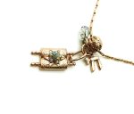 Necklace Pendant By Mariana Woman Sefer Torah In Swarovski Crystals - Image 3