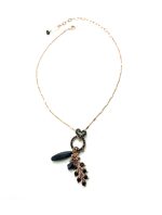 Mariana Necklace Pendant Finely Detailed Jet & AB Swarovski  Crystals My Treasures Coll. - Image 3