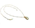 Mariana Necklace Pendant Pear Shape Golden Shadow Swarovski Crystals Odyssey Coll. - Image 3