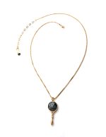 Mariana Necklace Pendant Flattering Snowflake Obsidian Mineral My Treasures Coll. - Image 2