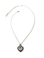 Mariana Necklace Pendant Heart Shaped Siam & Clear Austrian Crystals My Treasures Coll. - Image 3