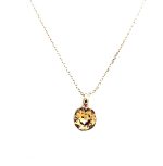 Mariana Necklace Pendant Stunning Lt Colorado Topaz Swarovski Crystal My Treasures Coll. - Image 3