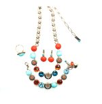 Jewelry Set By Mariana Woman Necklace, Bracelet, Earrings and Ring Swarovski Crystals - Image 2