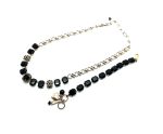 Mariana Jewelry Set Bundle Jet Black Necklace & Bracelet My Treasures Coll.