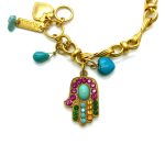 Mariana Bracelet Hamsa Beaded Colorful Swarovski Crystals Happy Days Inspiration Coll. - Image 2