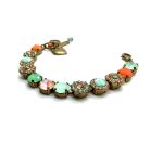Mariana Bracelet Greens & Oranges Austrian Crystals Boloria Dia My Butterfly Coll. - Image 3