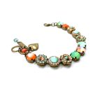 Mariana Bracelet Greens & Oranges Austrian Crystals Boloria Dia My Butterfly Coll. - Image 2