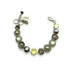 Mariana Bracelet Blacks & Greys Swarovski Crystals Painted Lady My Butterfly Coll. - Image 2