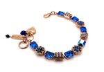 Bracelet By Mariana Woman Elegant Sapphire and Smoked Topaz Swarovski Crystals - Image 4