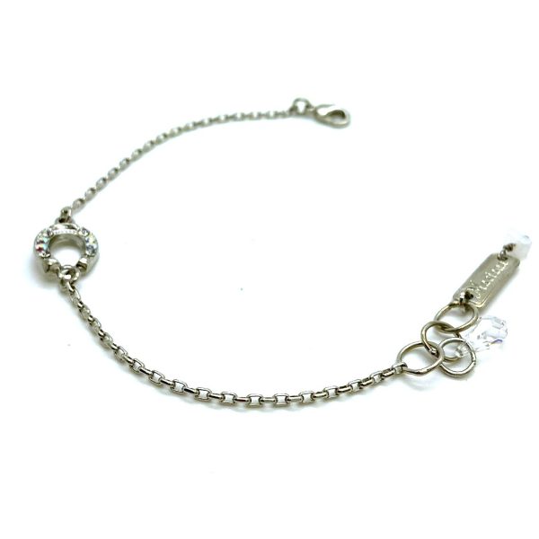 Mariana Bracelet Rhodium Plated Horse Shoe in Whites Swarovski Crystal Sweet Summer Coll.