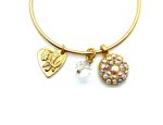 Mariana Bracelet Bangle Glitzy Clear & AB Swarovski Crystals My Treasures Coll. - Image 2