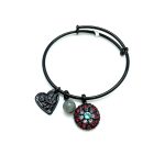 Mariana Bracelet Bangle Guardian Angel Beaded Swarovski Crystals My Treasures Coll.